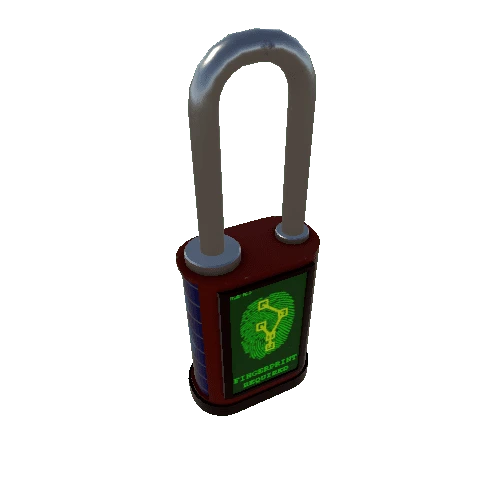 RMH Fingerprint Padlock Closed